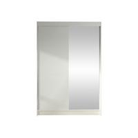 SCHWEBETÜRENSCHRANK Lino I - Weiß, Holzwerkstoff/Metall (120/200/58cm) - MIRJAN24