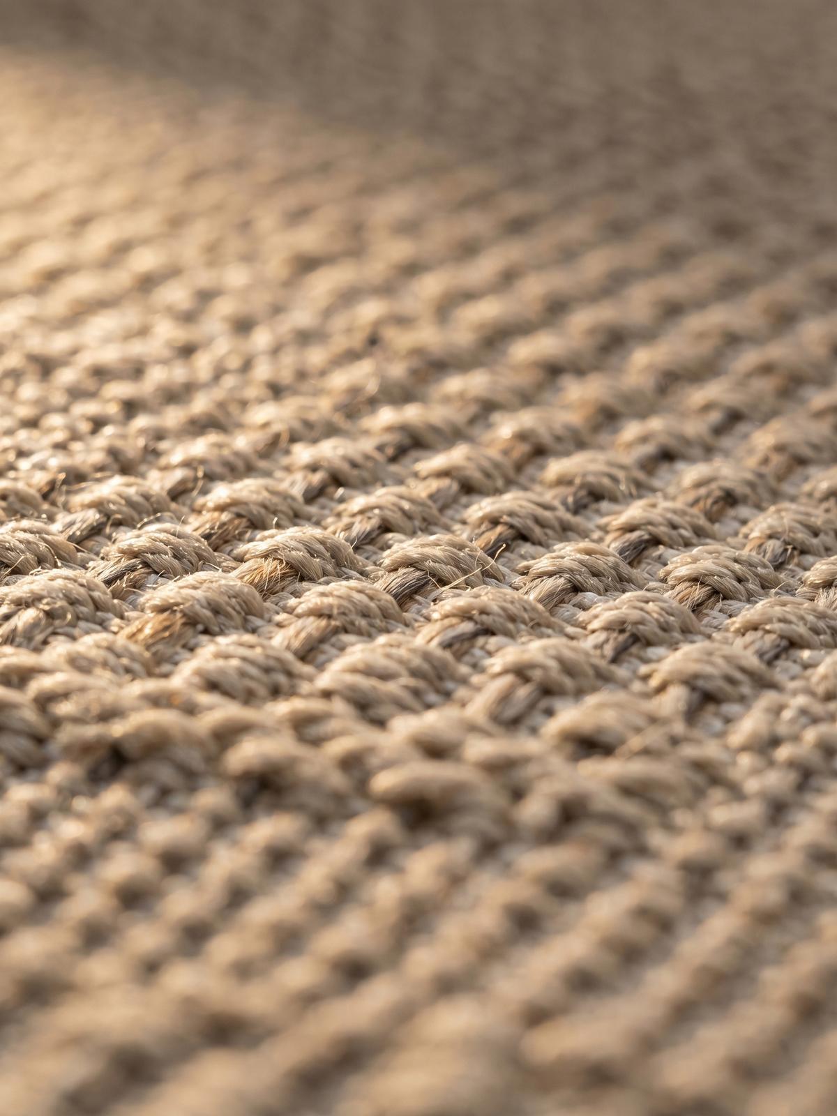 TEPPICH Outdoor VENTOUX in Beige, mit Bordüre, Ø 160 cm - Beige, Textil (160/160cm) - KADIMA DESIGN