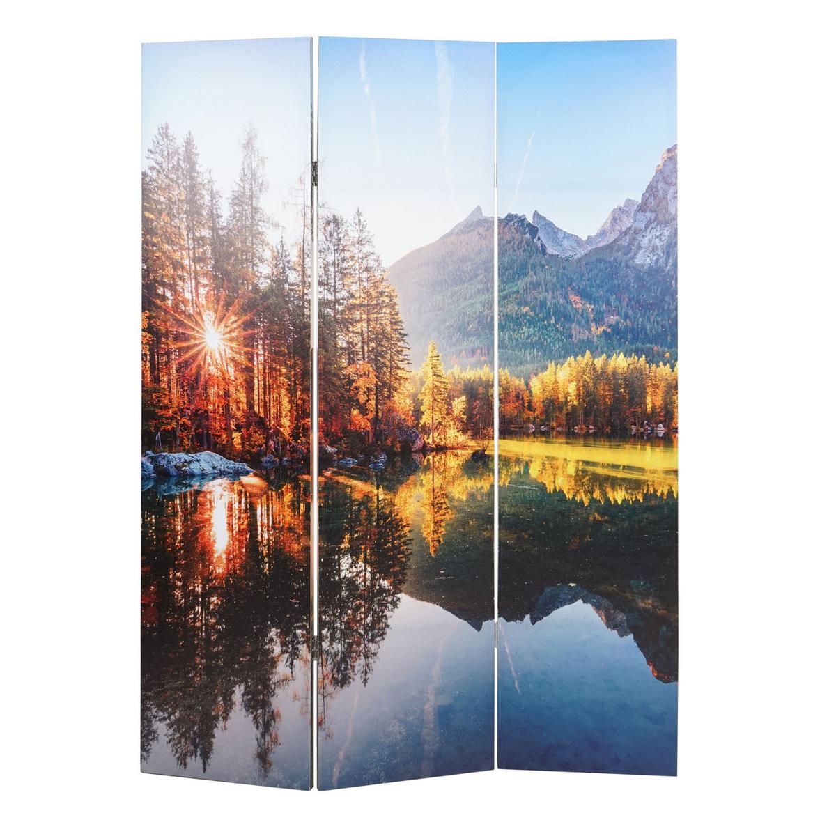 FOTO-PARAVENT MIT SCHALLSCHUTZ Multicolor - Multicolor, Textil (122/180/2cm) - MCW