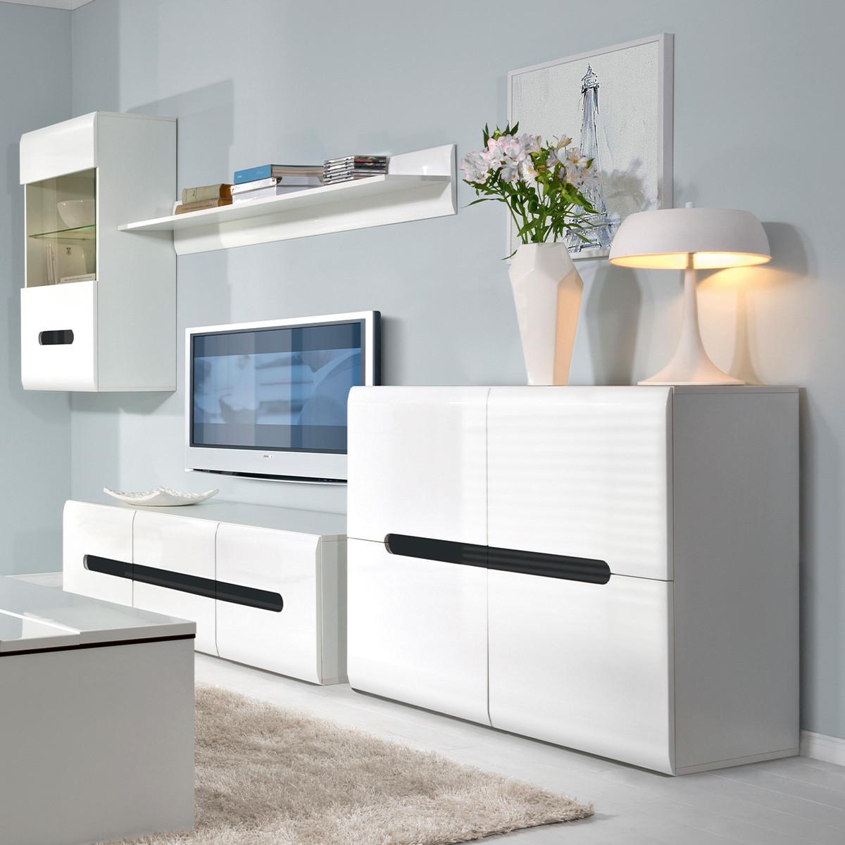 SIDEBOARD Darrel Weiß - Weiß, Holzwerkstoff (105/84/41cm) - Petits-meubles
