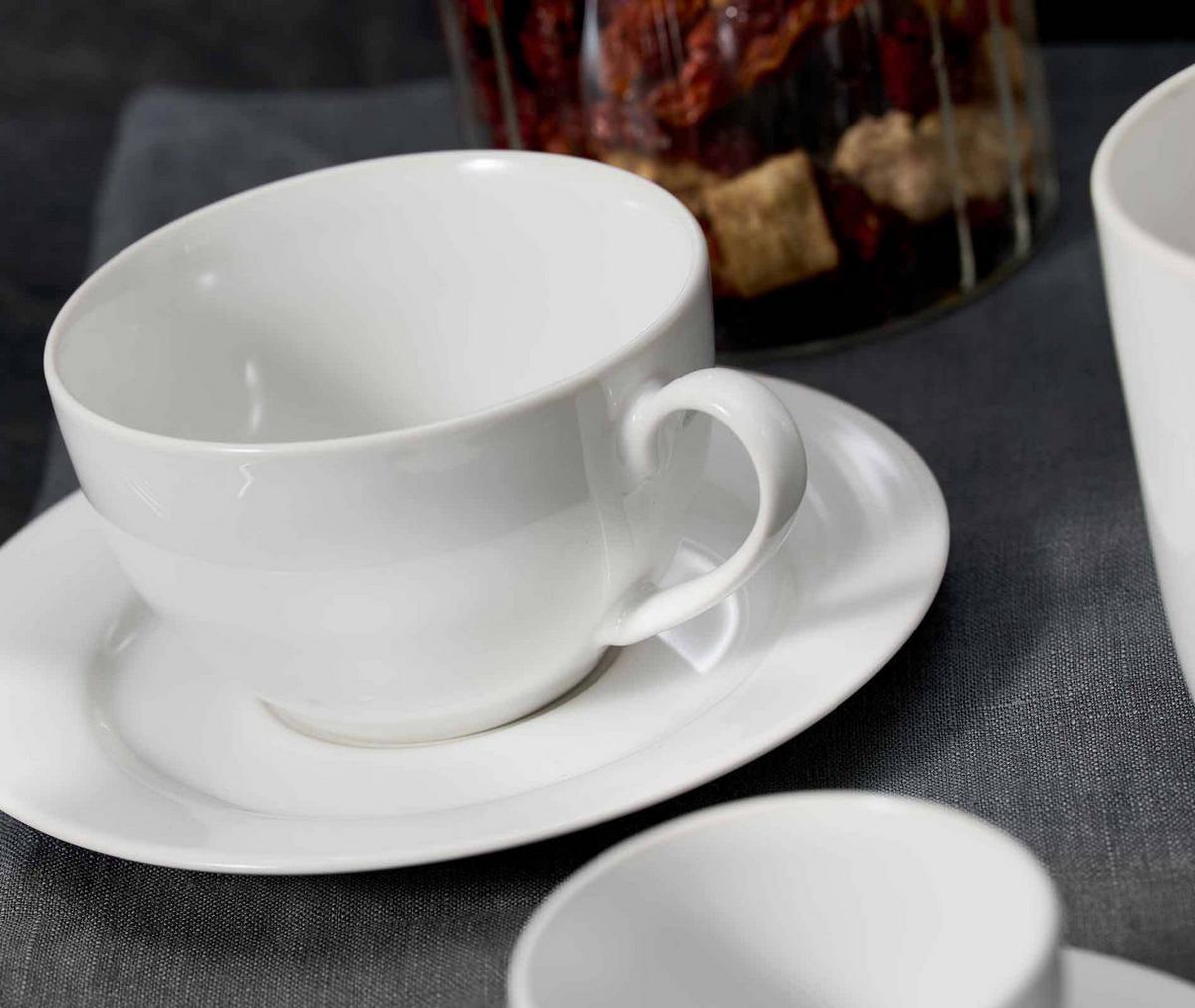 KAFFEEUNTERTASSEN Volos weiß ø 15,5 cm 6er Set - Weiß, Keramik (15.5cm) - Ritzenhoff Breker