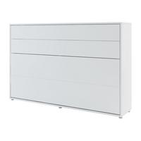 SCHRANKBETT Bed-Concept BC-05 120x200 mit LED-Lampe - Weiß/Grau, Holz/Holzwerkstoff (120/200cm) - MIRJAN24
