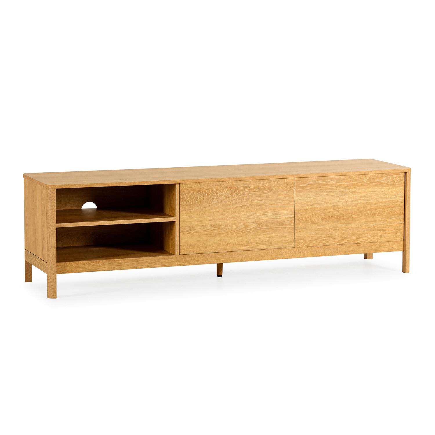 TV-ELEMENT Nassau 2 türen Eichenfarbe - Honigeiche, Holzwerkstoff (160/45/40cm) - VS Venta-stock