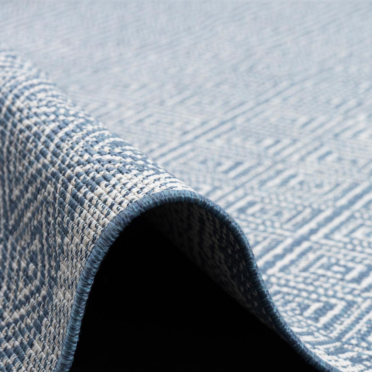 IN & OUTDOOR TEPPICH HAMPTON MELIERT - Blau, Textil (80/150cm) - Pergamon
