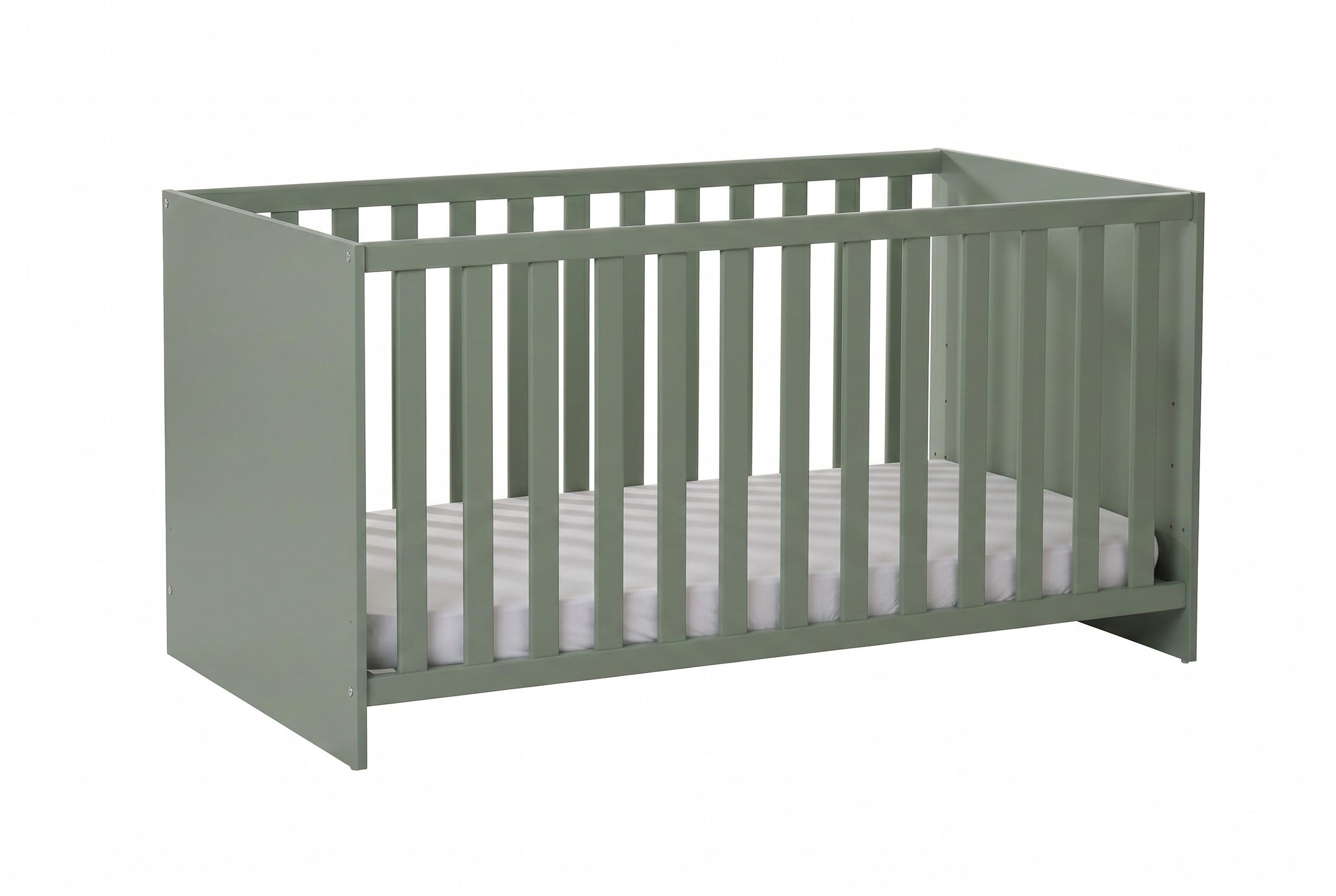 BABYBETT Essentials Schilfgrün - Grün, Holz/Holzwerkstoff (70/140cm) - arthur berndt