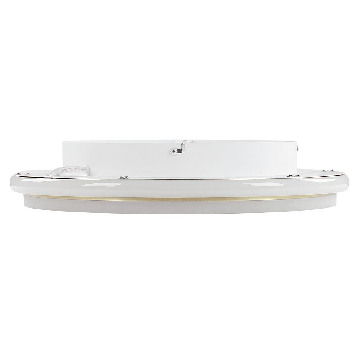 DECKENLEUCHTE Taping 64/64/7 cm - Goldfarben, Metall (64/64/7cm) - Beliani
