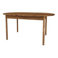 TISCH OVAL INA Wildeiche - Alteiche, Holz (160/100/77cm) - byoak