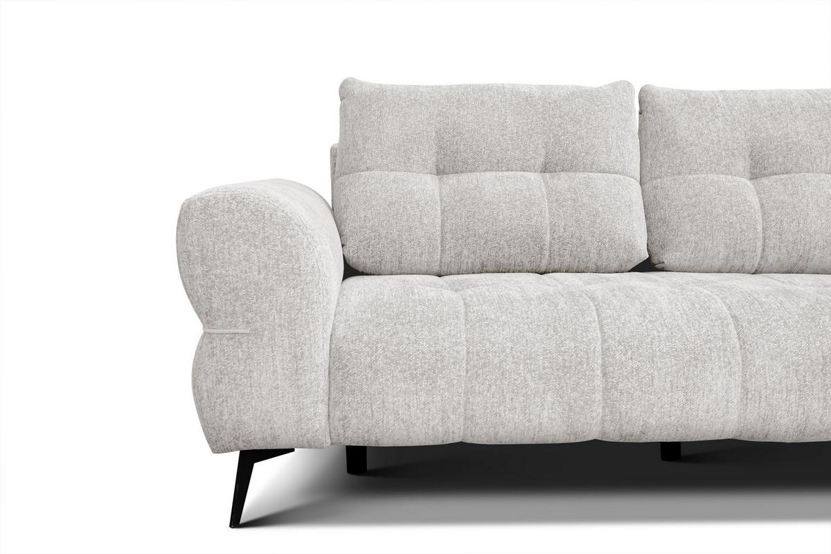 SOFA SALVINI 3-Sitzer, ecru - Ecru, Holz/Textil (237/88/99cm) - Wozimo