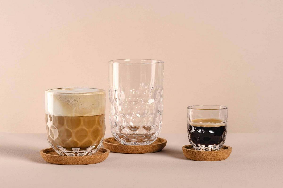 ESPRESSOGLÄSER (1) Gocce transparent 60 ml 6er Set - Transparent, Glas (0.06L) - Leonardo Living