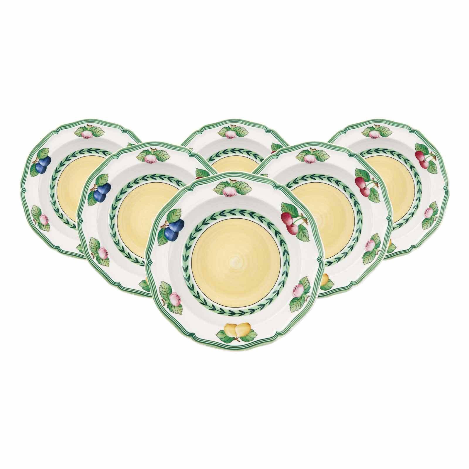SALATSCHALEN French Garden Fleurence bunt ø 20,5 cm 6er Set - Multicolor, Keramik (20.5cm) - Villeroy & Boch