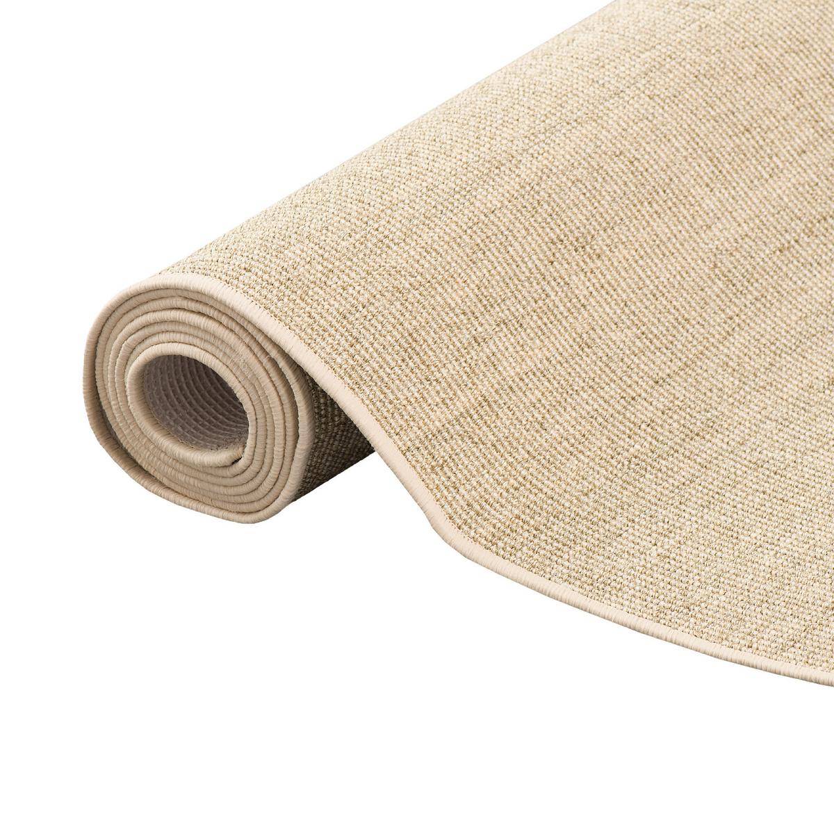 SISAL NATUR LÄUFER TEPPICH - Chromfarben, Textil (80/400cm) - Snapstyle