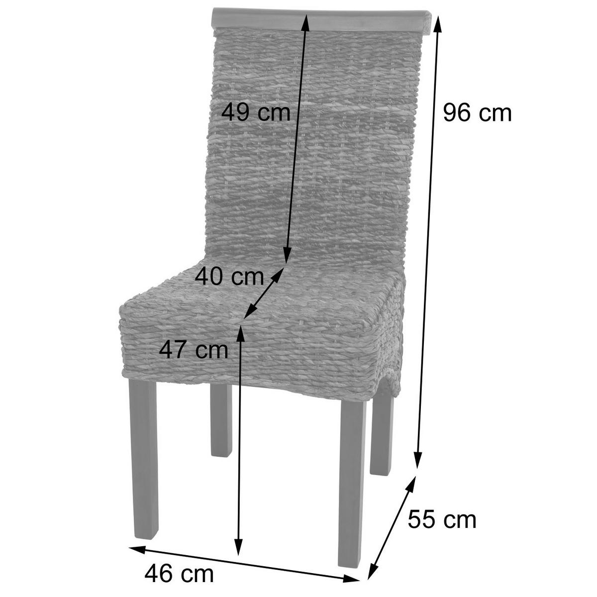 ESSZIMMERSTUHL Braun 6er-Set - Hellbraun/Braun, Holz (47/93/43cm) - MCW