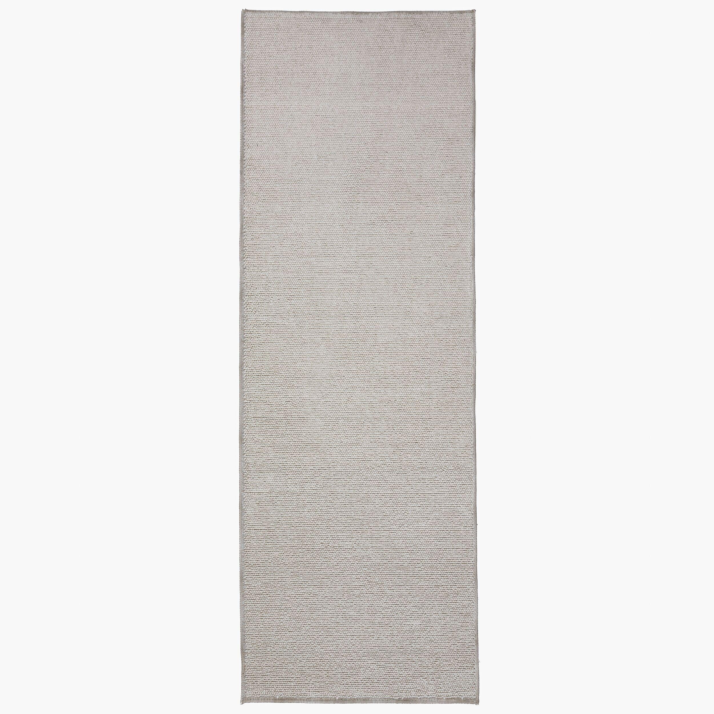 KURZFLORTEPPICH Waschbar NORA, einfarbig, Grau, 78 x 230 cm - Grau, Textil (78/230cm) - KADIMA DESIGN