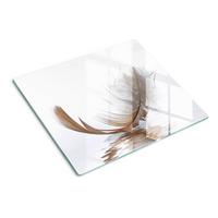 GLASPLATTE 60x52 cm Quellwasser - Beige, Glas (60/0.4/52cm) - TULUP