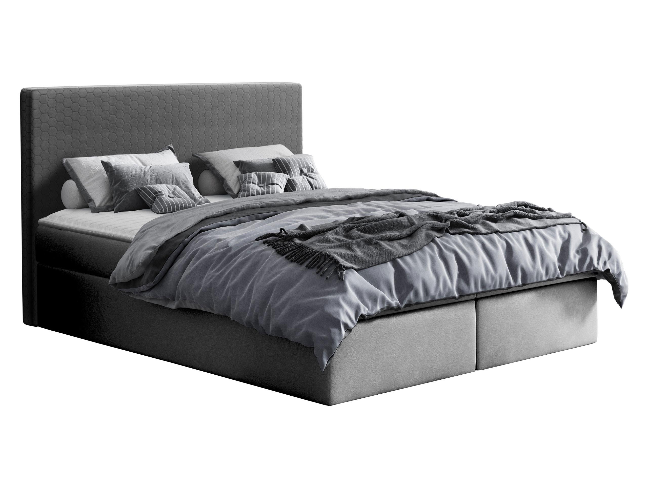 BOXBETT Cosmo - H3 - Greige, Holz (160/200cm) - MIRJAN24