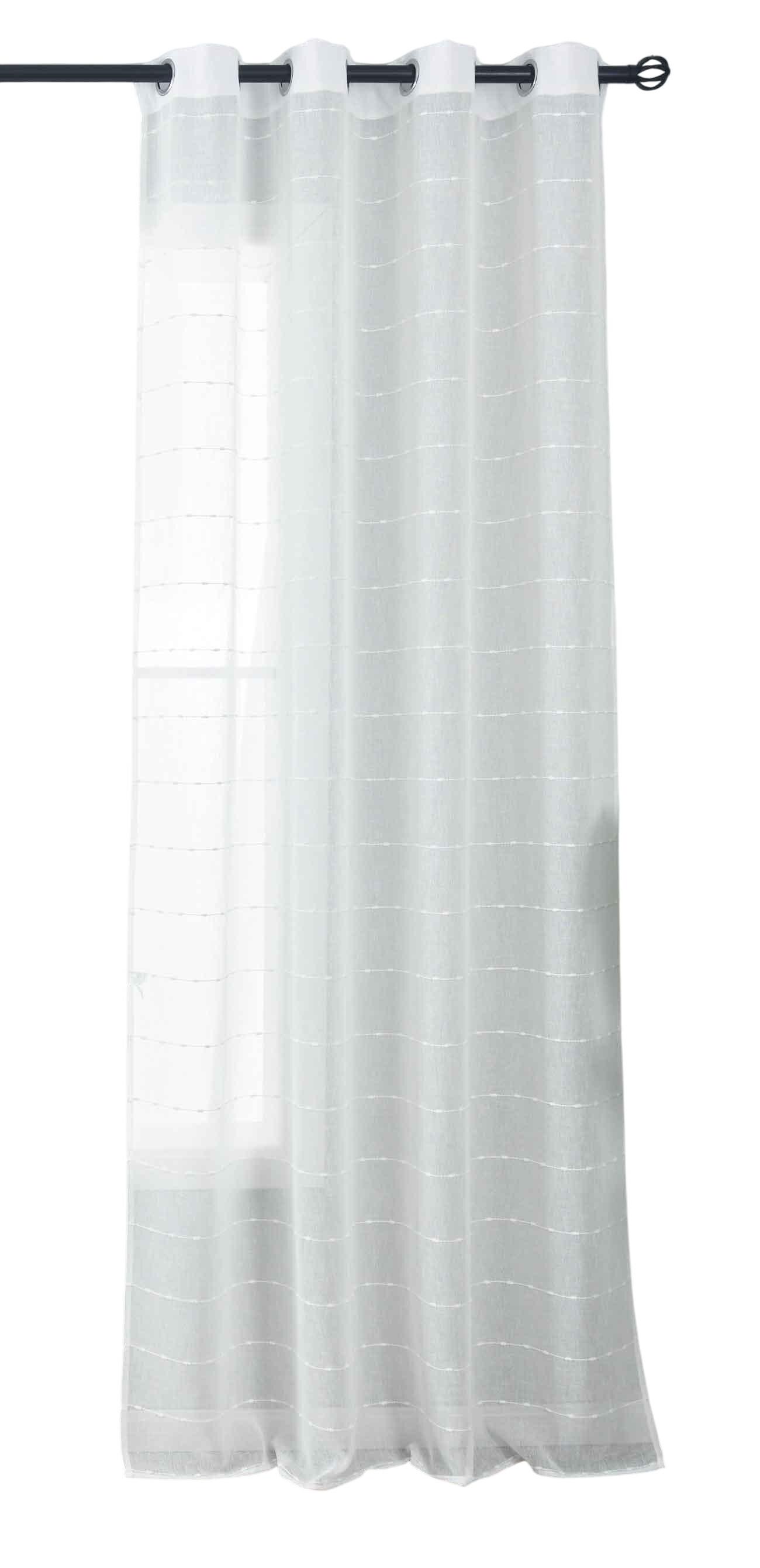 VORHANG »Kassel« HxB 245x140 cm Natur - Naturfarben, Textil (140/245cm) - Gardinenbox