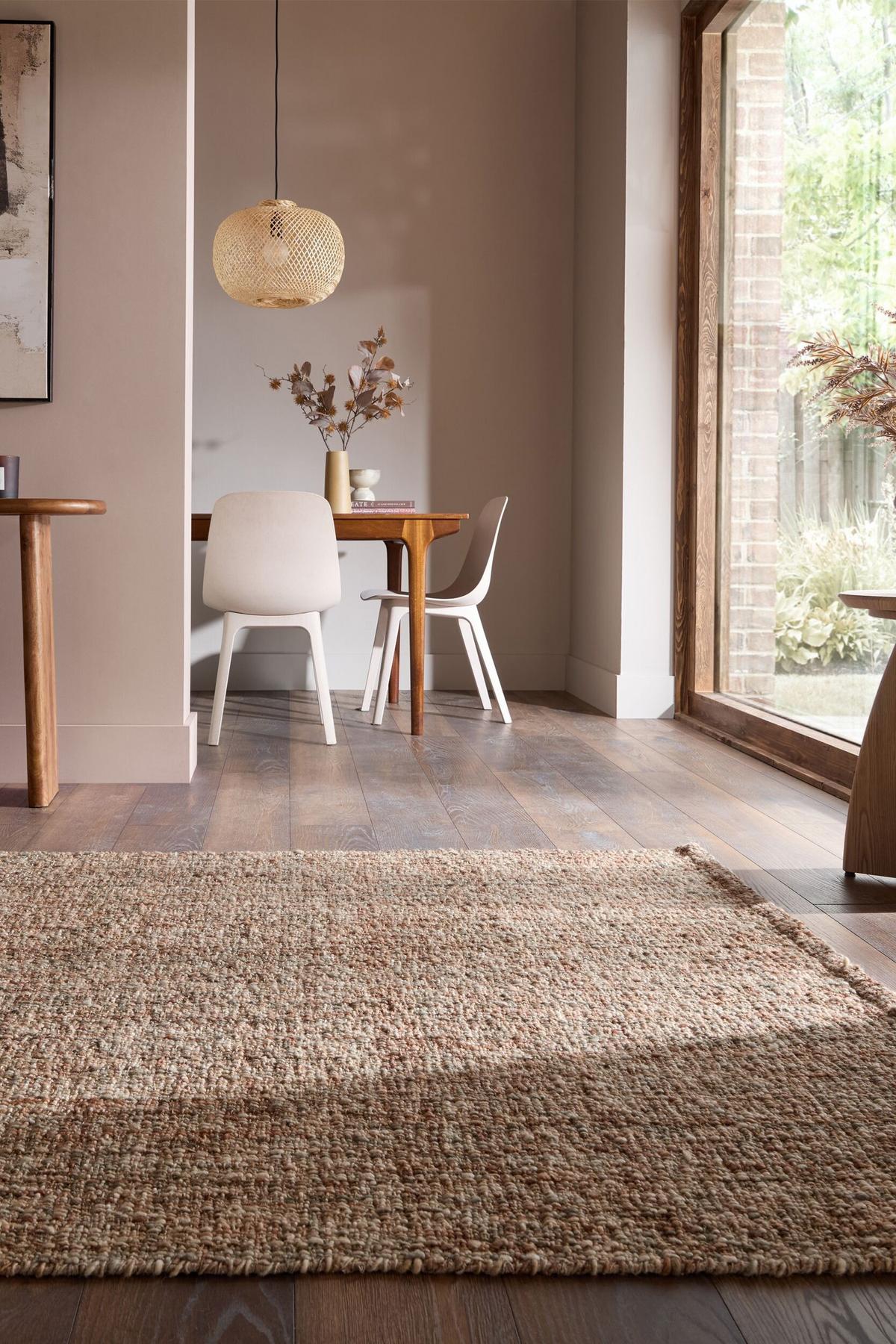WOLLTEPPICH OTLEY, einfarbig, Terrakotta, 160 x 230 cm - Orange, Textil (230/160cm) - KADIMA DESIGN