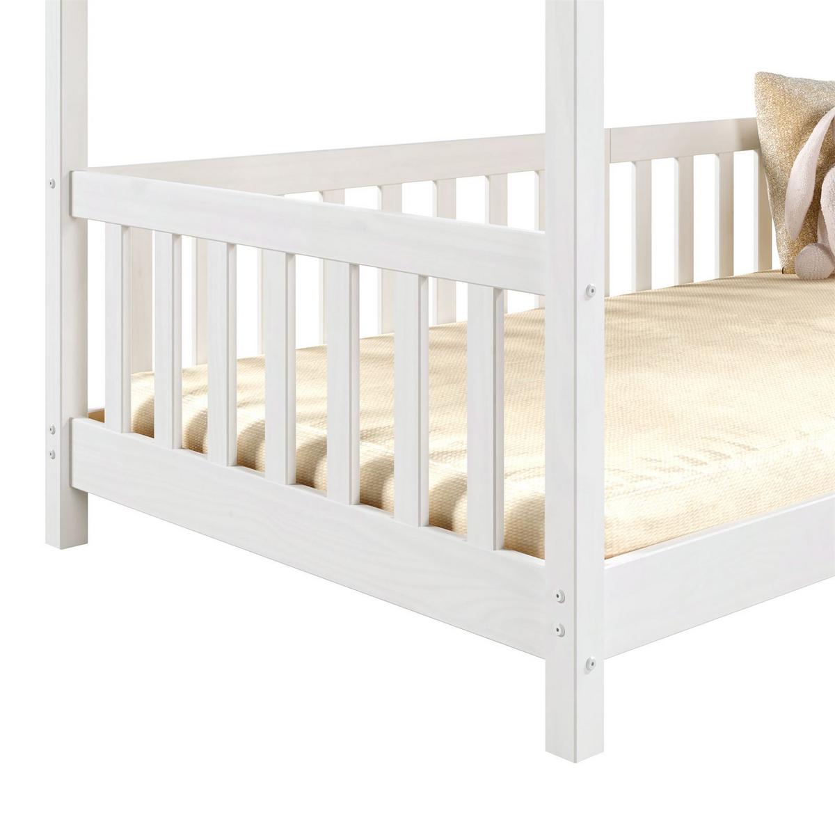 HAUSBETT NINA 90x200 cm weiß - Weiß, Holz (96/135/206cm) - IDIMEX