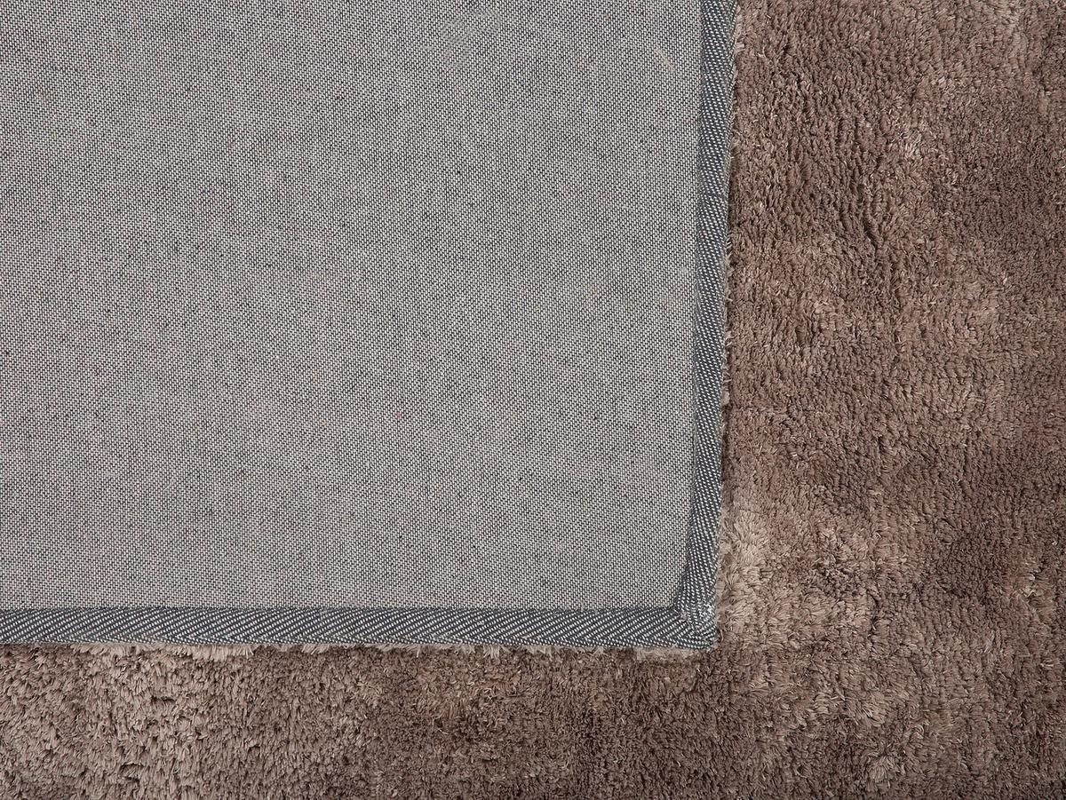SHAGGY-TEPPICH Evren 200/200 cm - Braun, Kunststoff (200/200cm) - Beliani