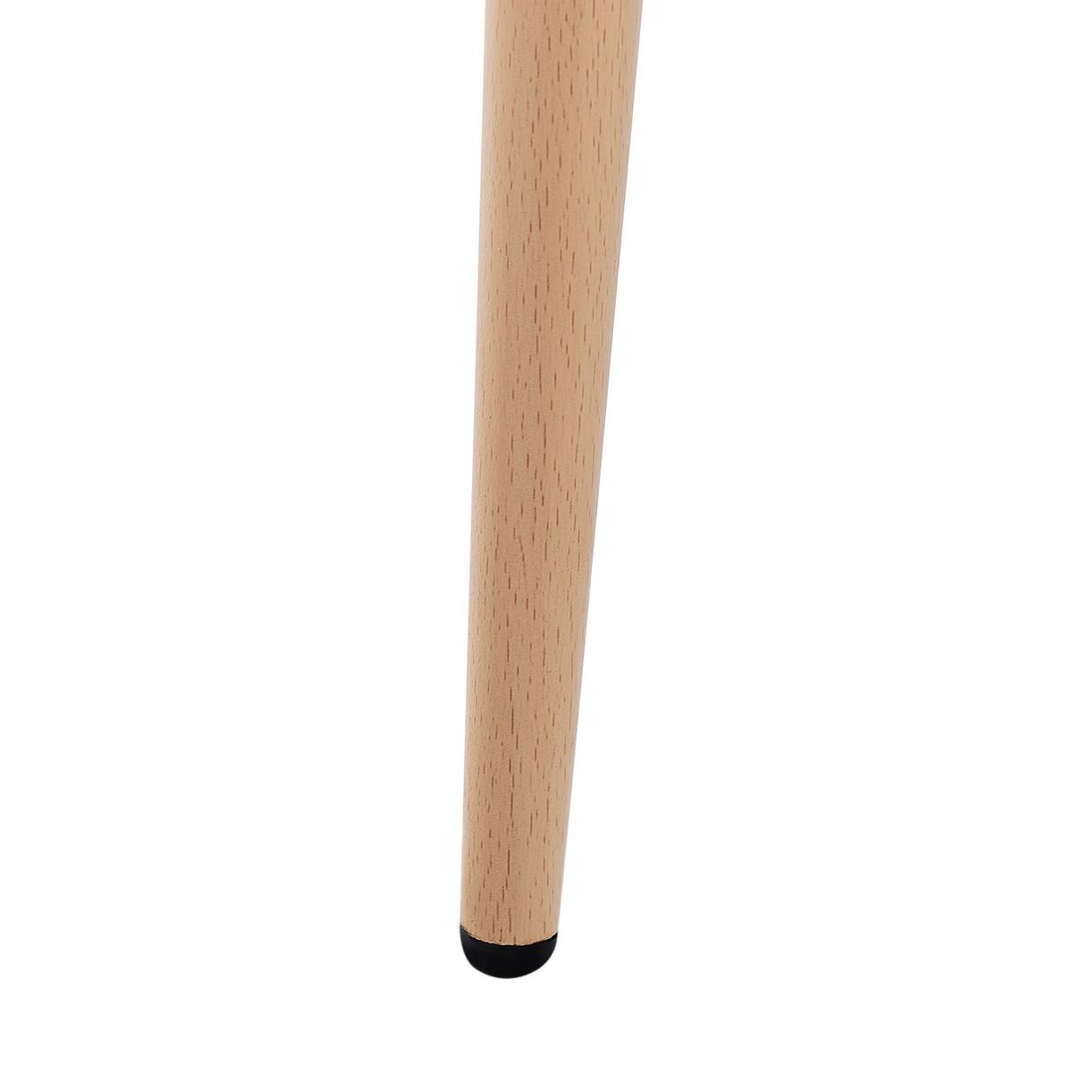 ESSZIMMERSTUHL 4er-Set Schwarz Montello - Schwarz/Braun, Kunststoff (46/84/54cm) - Beliani