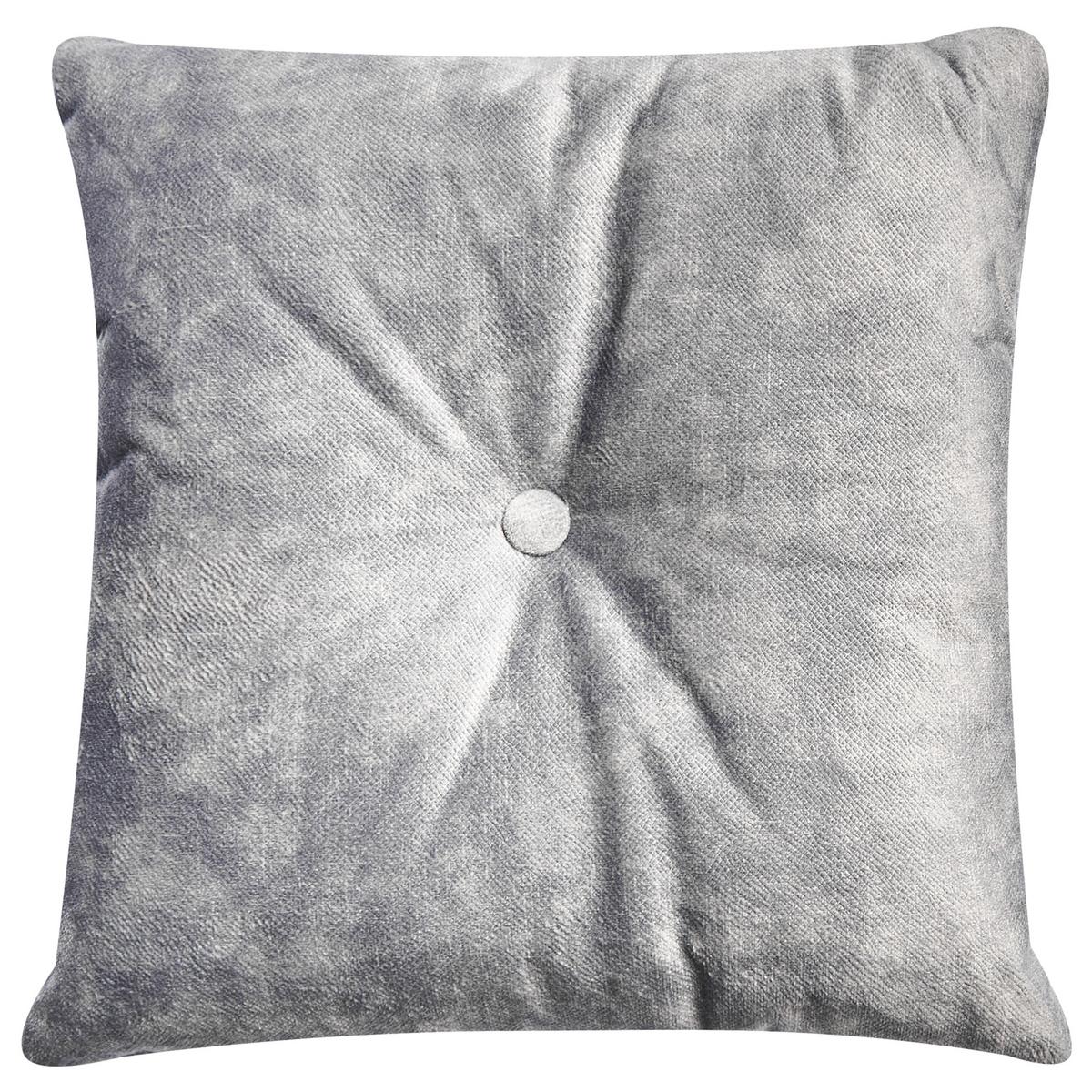 CHAISELONGUE-LINKSSEITIGE Samtstoff Grau Lattes Ii - Dunkelgrau/Braun, Textil (192/81/59cm) - Beliani