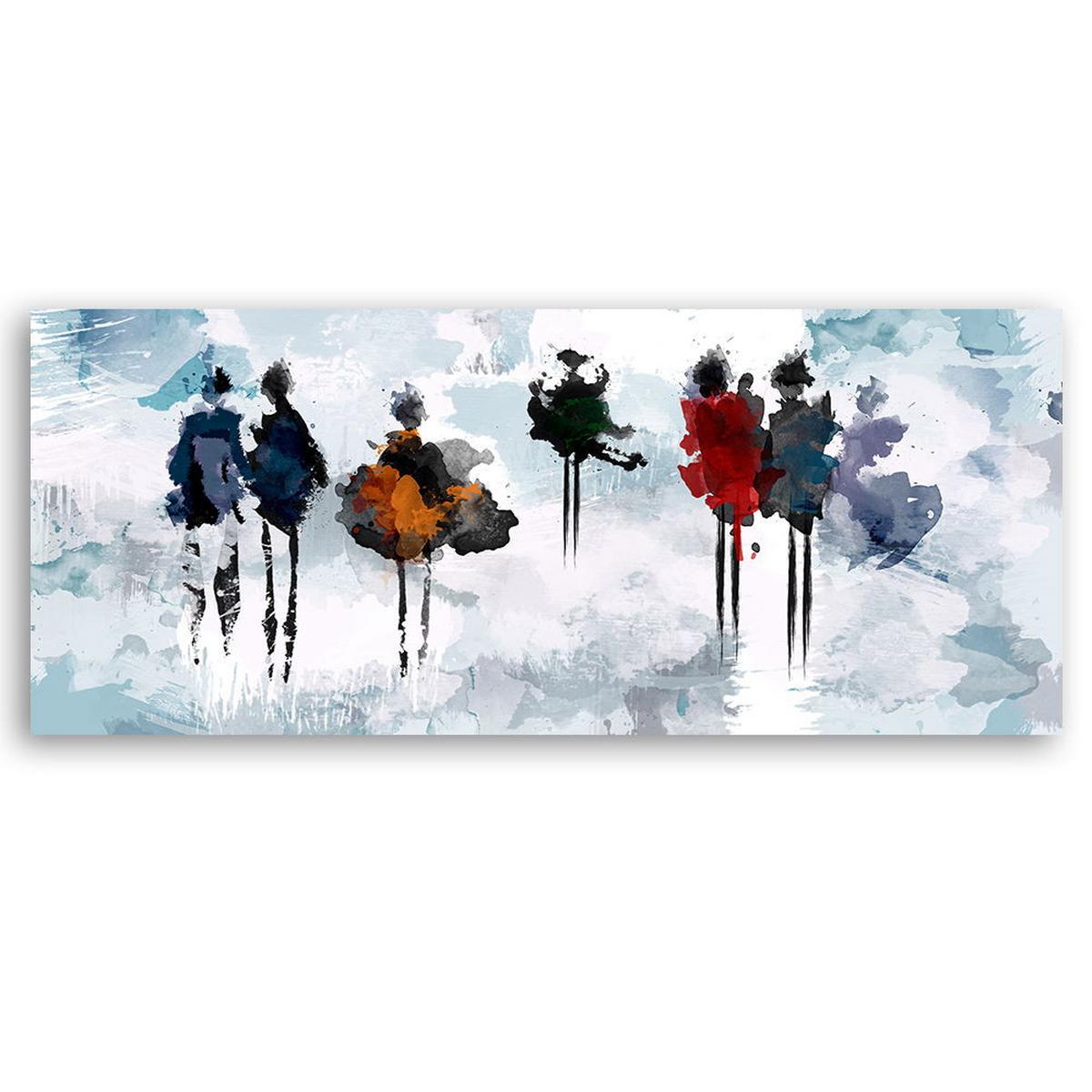 KUNSTDRUCK Bunt 120/40 cm - Multicolor, Textil (120/40cm) - KUNSTLOFT