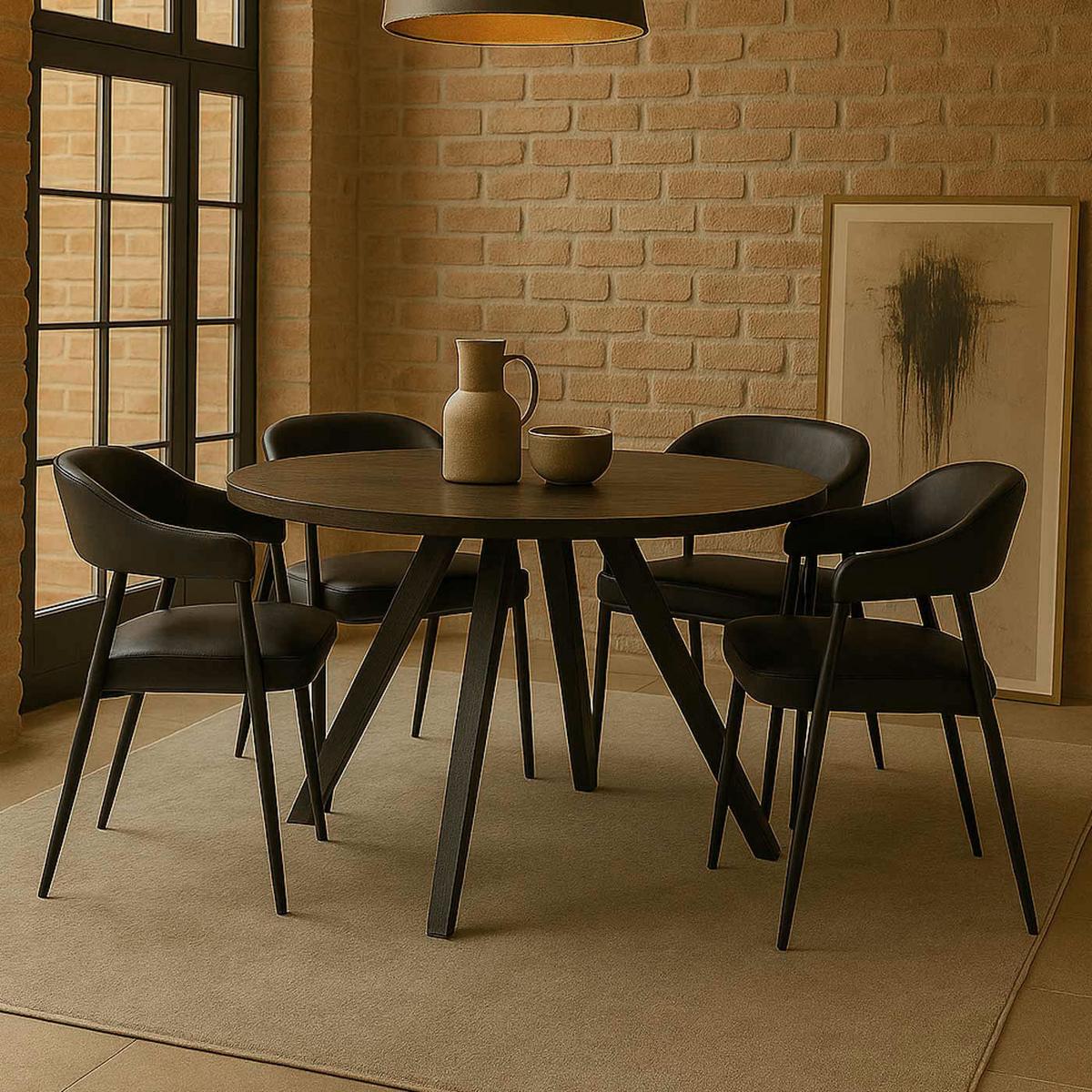 ESSZIMMERSTUHL Schwarz - Schwarz, Kunststoff (51/77/52cm) - MCW