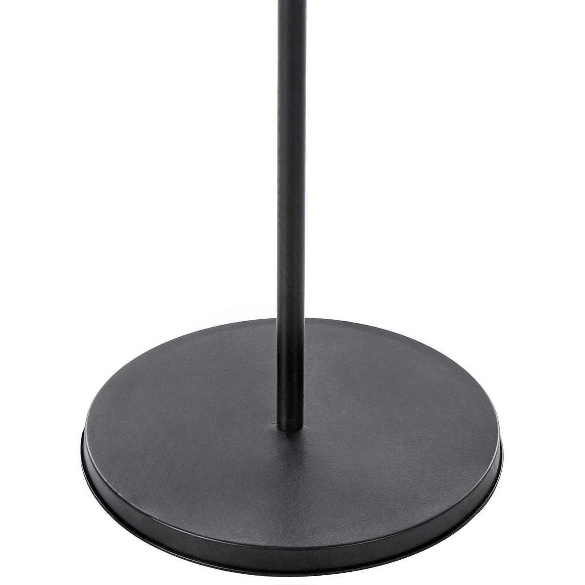 GARDEROBENSTÄNDER Schwarz Thompson - Hellbraun, Metall (40/130/30cm) - Beliani