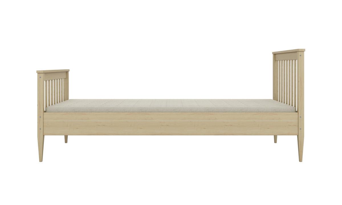 KINDERBETT Igns 80/90 -160/180/200 cm natur lackiert 90/200 - Naturfarben, Holz (90/200cm) - RAUMHIRSCH FURNITURE