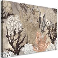 KUNSTDRUCK Beige 60/40 cm - Beige, Textil (60/40cm) - KUNSTLOFT