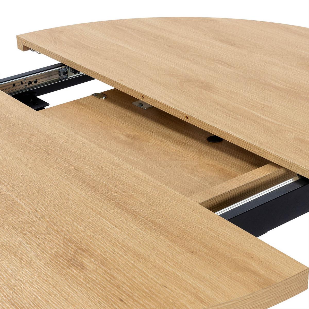 ESSTISCH Murano Eiche-Optik, 120-160 cm - Eichefarben, Holzwerkstoff (120/120/75cm) - VS Venta-stock