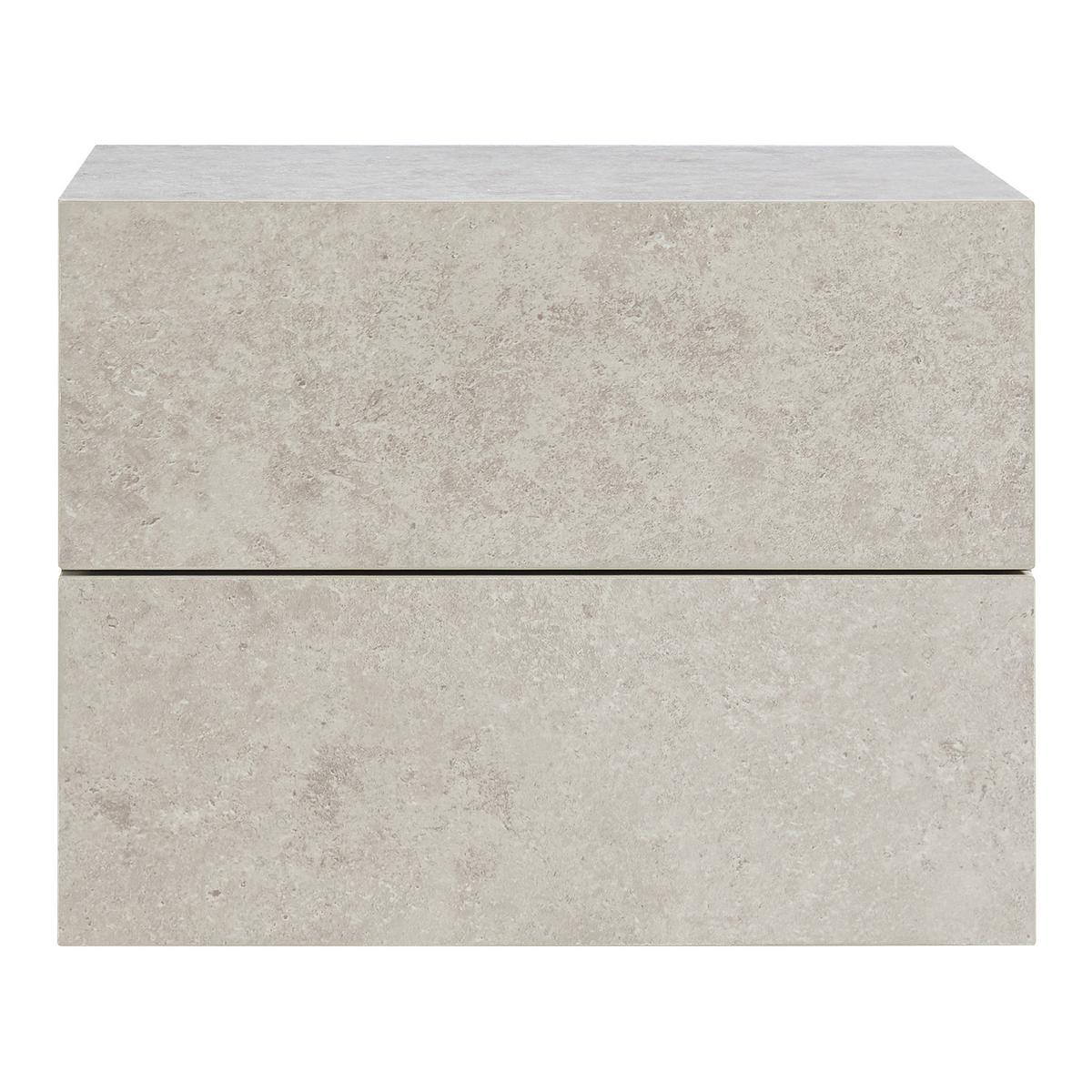 WANDREGAL Ampfing - Grau, Holzwerkstoff (40/30/29cm) - [en.casa]