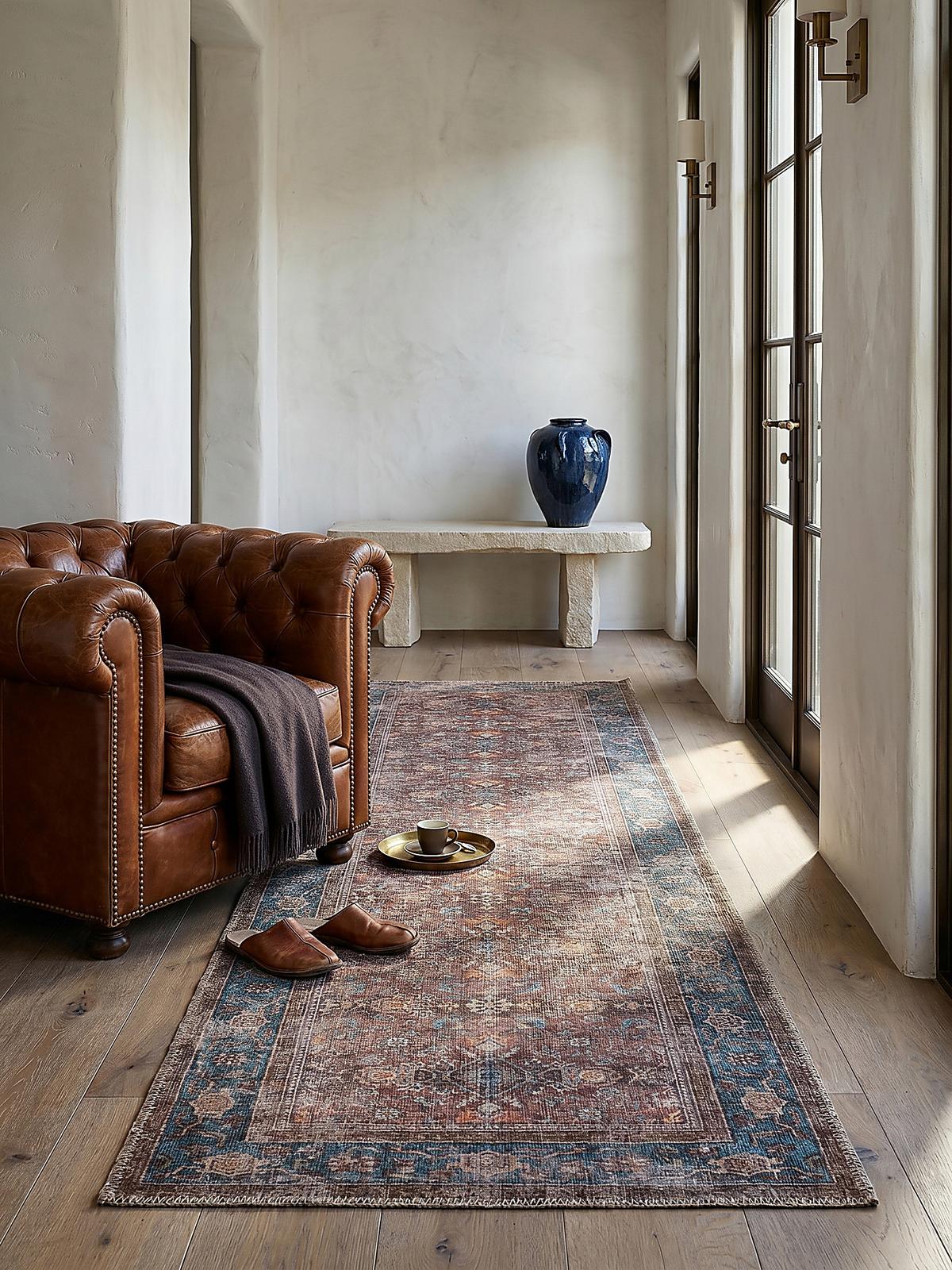 TEPPICH Waschbar HURST, orientalisch, Rot, 60 x 230 cm - Rot, Textil (230/60cm) - KADIMA DESIGN
