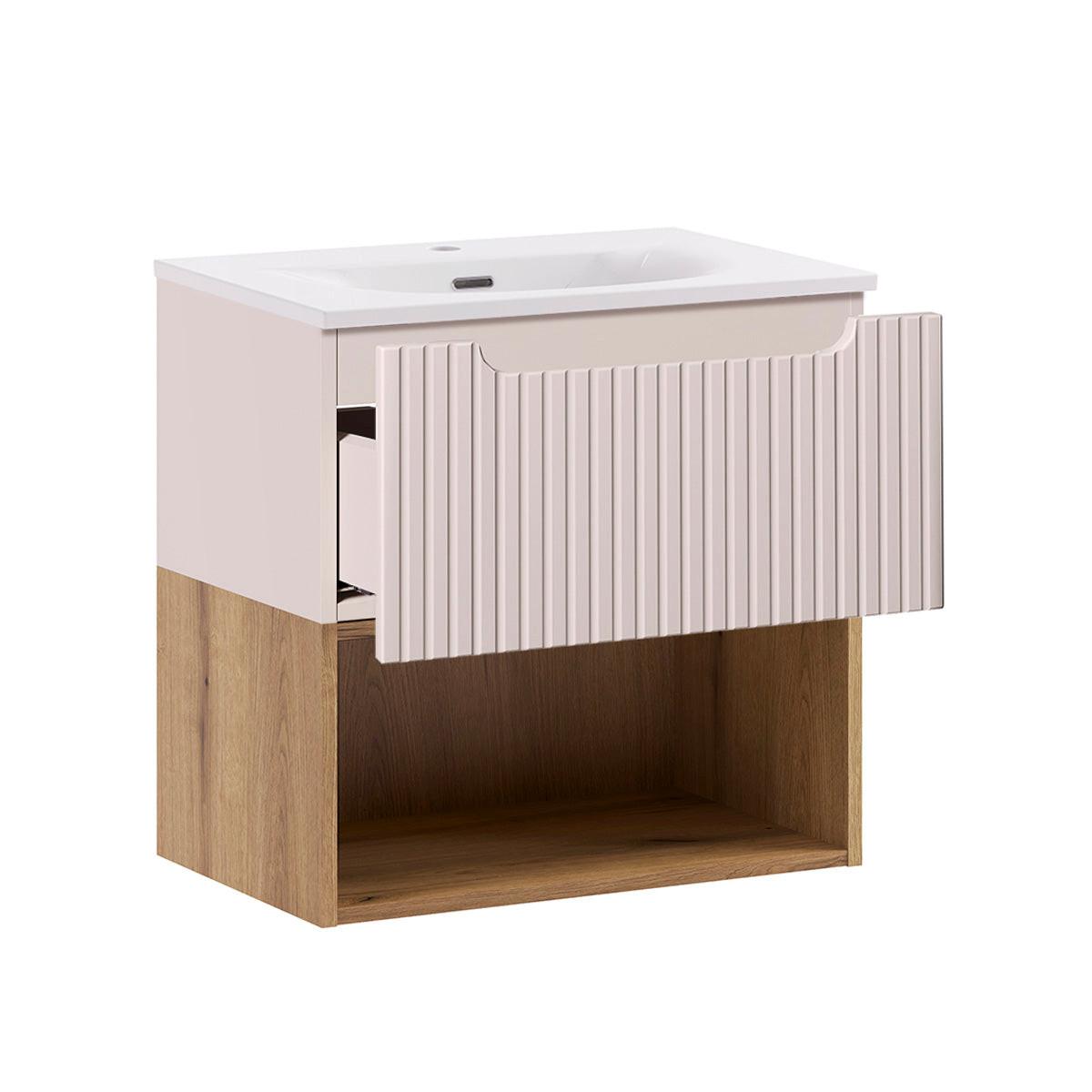 WASCHTISCH 61cm Riva Kaschmir - Beige, Holzwerkstoff (61/60/40cm) - Petits-meubles