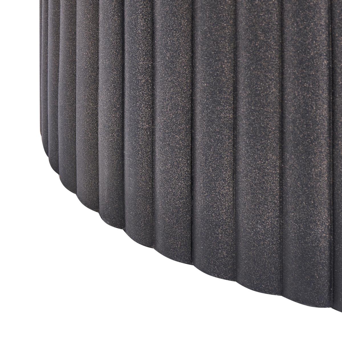 COUCHTISCH 117/117 cm Schwarz Pozza - Schwarz, Keramik (117/117/42cm) - Beliani