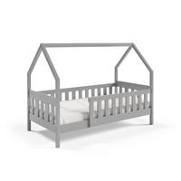 KINDERBETT BELLA 80x160 cm Hellgrau - Hellgrau, Holz (80/160cm) - MASSENO