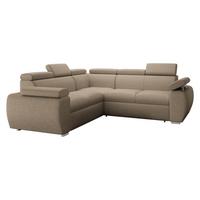 ECKSOFA Boston Maxi - Chromfarben/Beige, Holz/Textil (260/260cm) - MIRJAN24