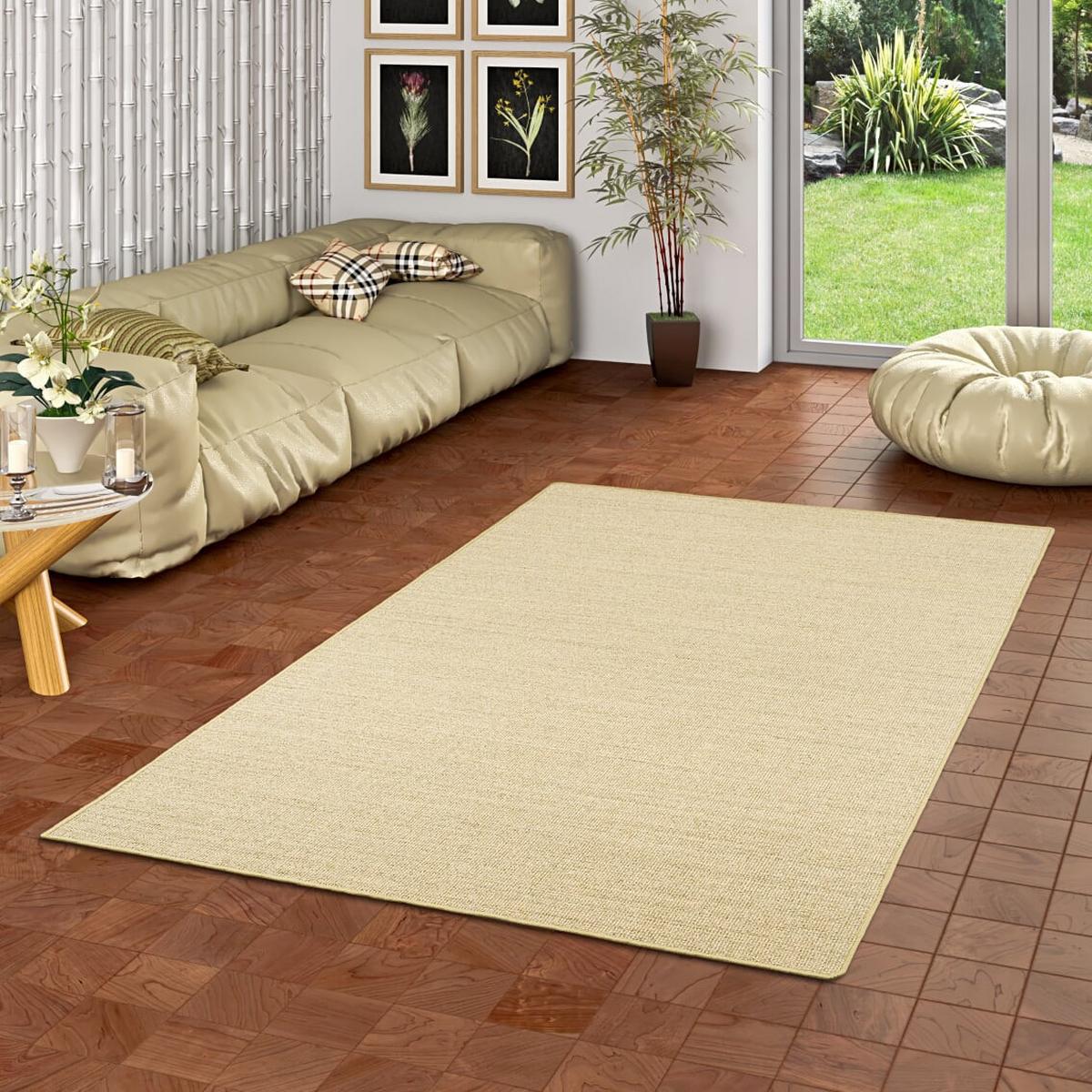 SISAL NATUR TEPPICH KLASSISCH - Perlmutt, Textil (200/250cm) - Snapstyle
