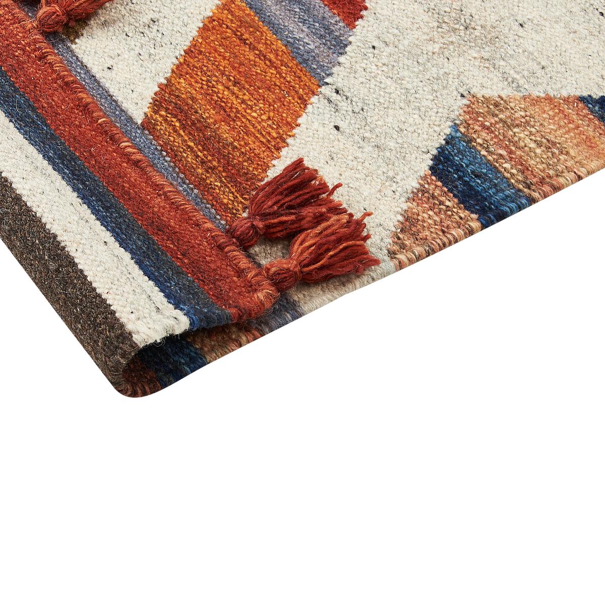 KELIM-TEPPICH Mrgashat 300/200 cm - Multicolor, Textil (200/300cm) - Beliani
