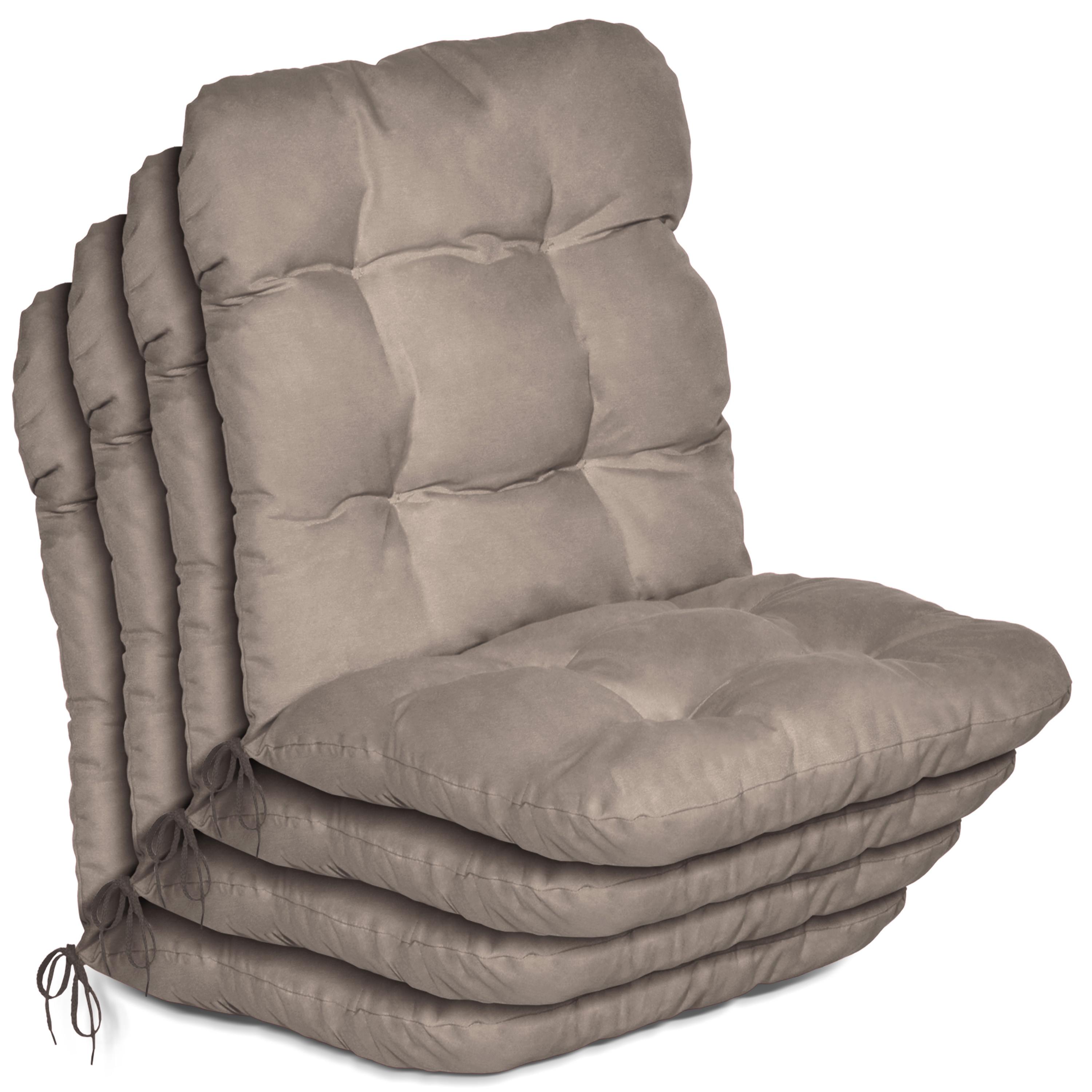 NIEDERLEHNER Flair NL 100x50x8cm Taupe (4tlg) - Taupe, Textil (50/100cm) - Beautissu 