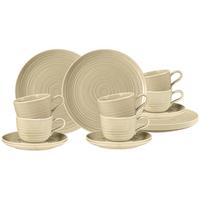 KAFFEESERVICE Terra Sandbeige 18-tlg. - Beige, Keramik (2/2/2cm) - Seltmann Weiden