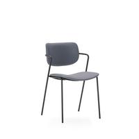 ESSZIMMERSTUHL Maika Grau 49/55/48 cm 2er-Set - Grau, Textil (55/48/49cm) - Calicosy