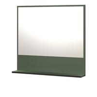 BADSPIEGEL grün 80 cm, Badezimmer Spiegel mit Ablage - Grün, Glas/Holzwerkstoff (80/74/14cm) - Top.Furn