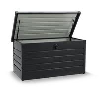 AUFBEWAHRUNGSBOX Limani anthrazit - Grau, Metall (120/63/53cm) - Juskys