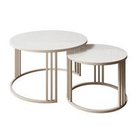 COUCHTISCH LORI 2in1 KASCHMIR mit Glasplatte Kaschmir / Glas Weiß - Kaschmir/Weiß, Holzwerkstoff (70/70/48cm) - Lookway