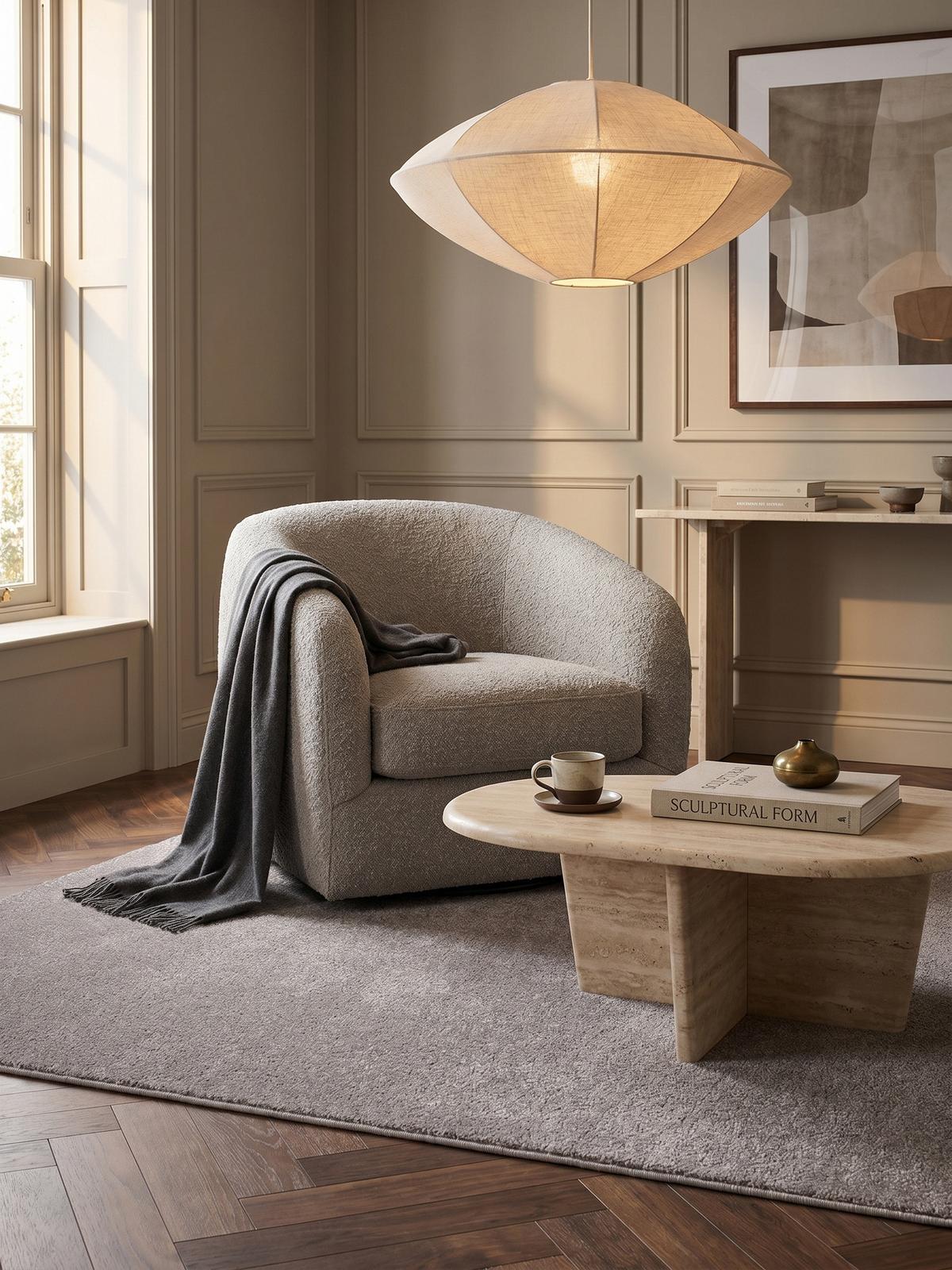 TEPPICH Kurzflor MAIN in Beige, einfarbig, 140 x 200 cm - Beige, Textil (200/140cm) - KADIMA DESIGN