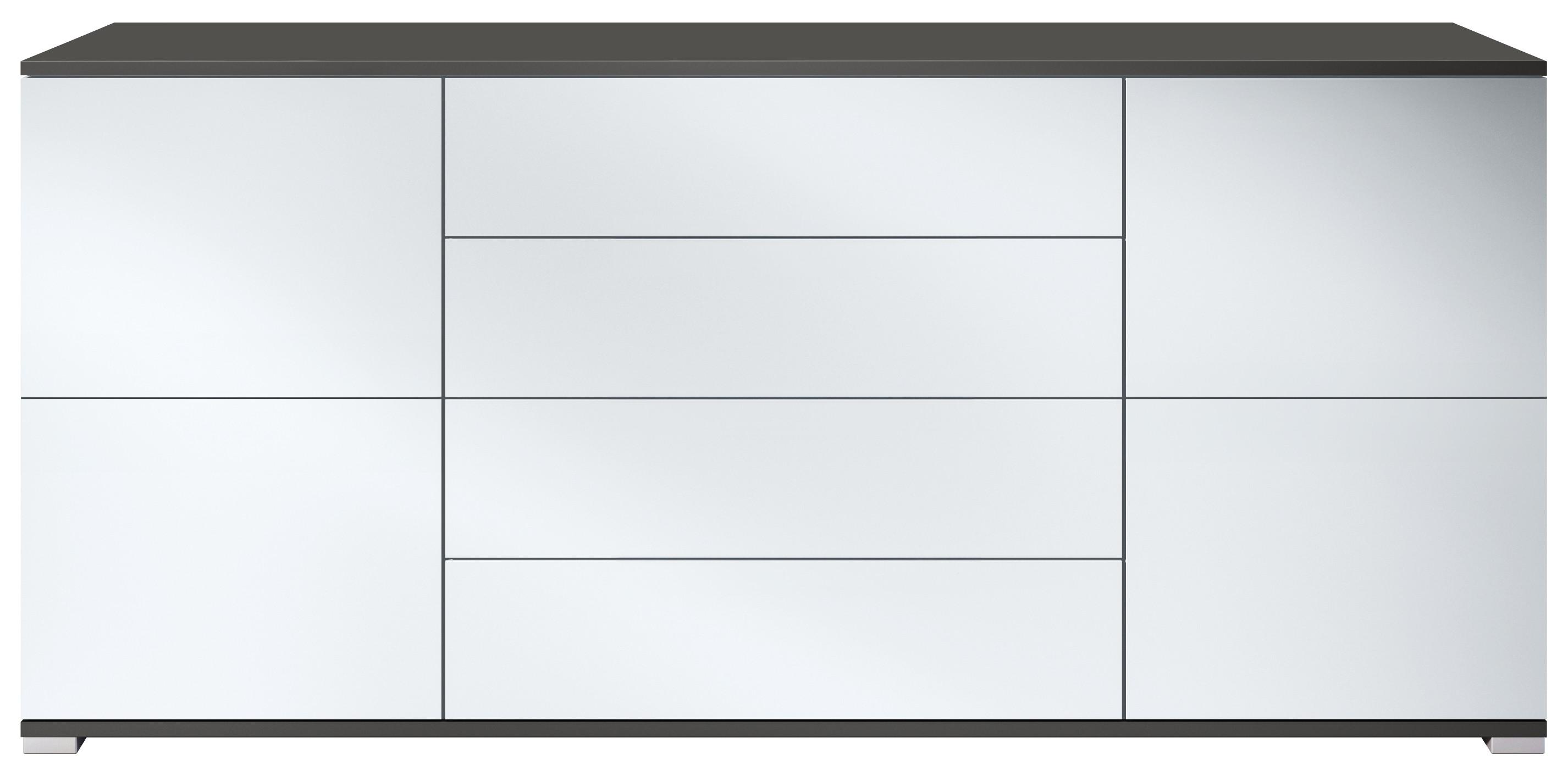 SIDEBOARD Rova Weiß matt - Weiß, Holzwerkstoff (166.5/75.5/35cm) - Vladon