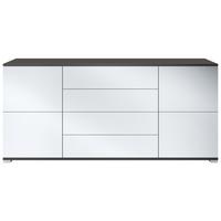 SIDEBOARD Rova Weiß matt - Weiß, Holzwerkstoff (166.5/75.5/35cm) - Vladon