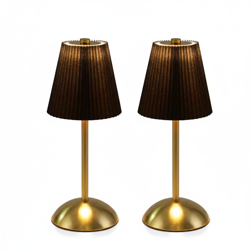 LED TISCHLAMPE Helixis 11.5/11.5/30 - Schwarz, Metall (11.5/11.5/30cm) - ZMH