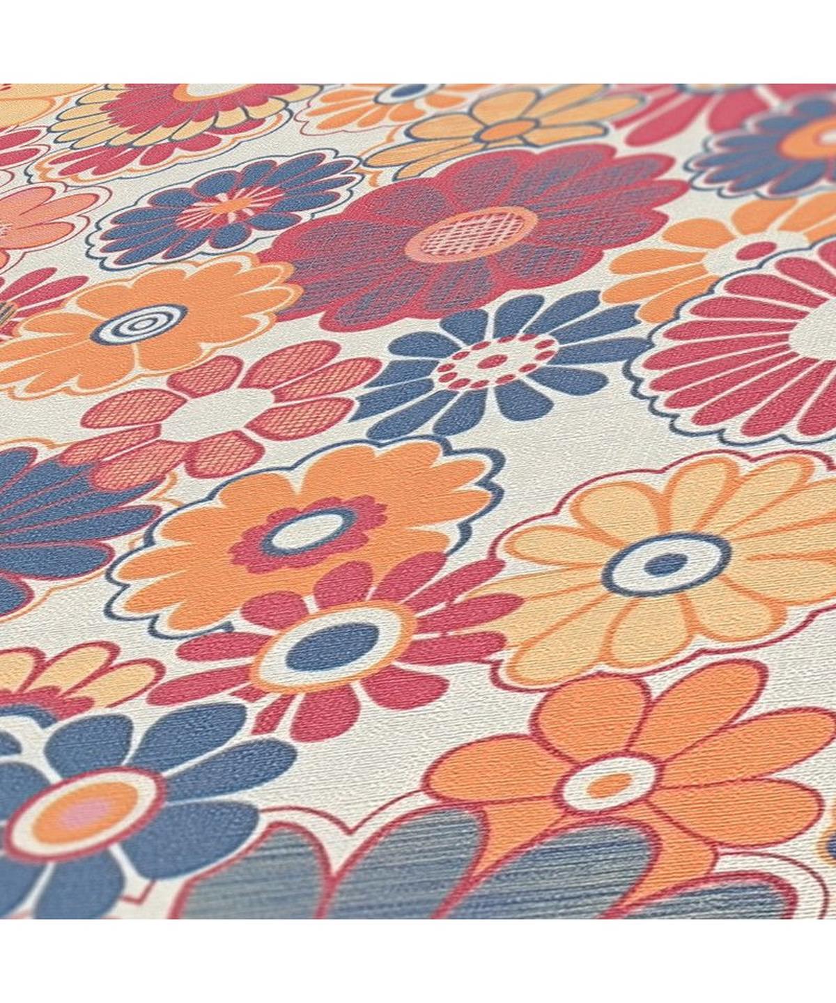 VLIESTAPETE Rot 53/850 cm - Rot, Textil (53/1cm) - KUNSTLOFT